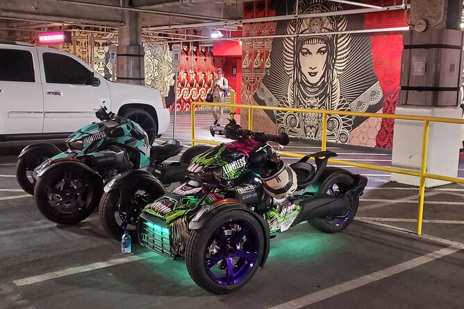 Self-Guided Las Vegas Trike tour on a CanAm Trike - Can-Am comfort and tech: how it affects your day
