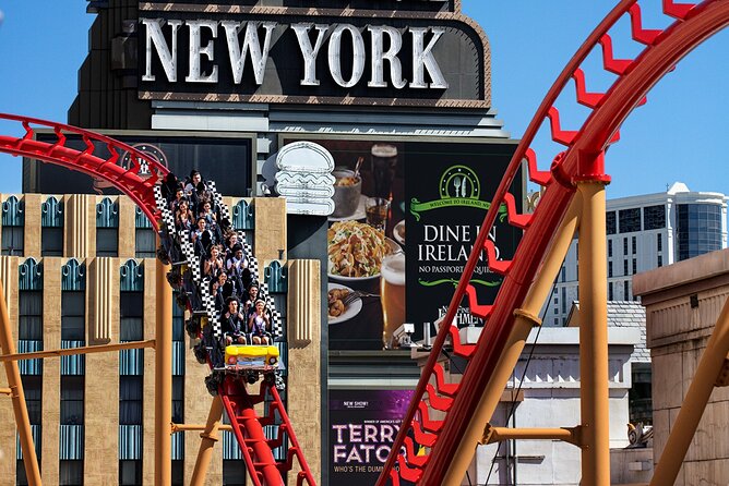 The Big Apple Coaster at New York New York Hotel and Casino - Harnesses, Height Rules, and Ride Capacity