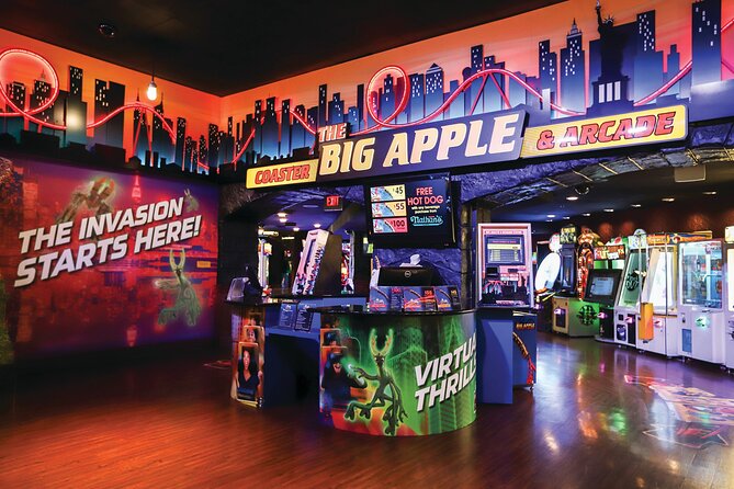 The Big Apple Coaster at New York New York Hotel and Casino - After the Ride: The Big Apple Arcade and Greenwich Village Inside the Hotel