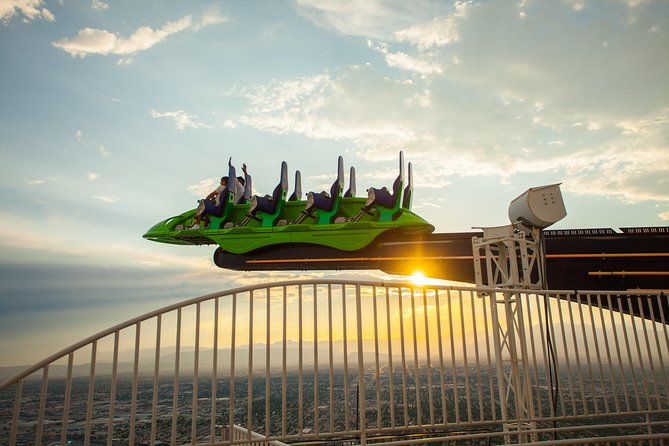 The STRAT Tower Unlimited Ride Pass Ticket - X-Scream: dangling high above the Strip