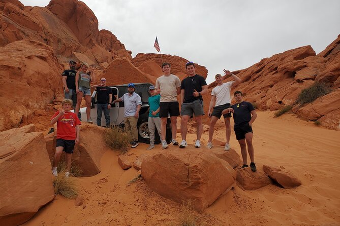 Valley Of Fire Best Off Road Jeep Tour with Lunch - The Valley of Fire sights: red formations that look different when you’re moving