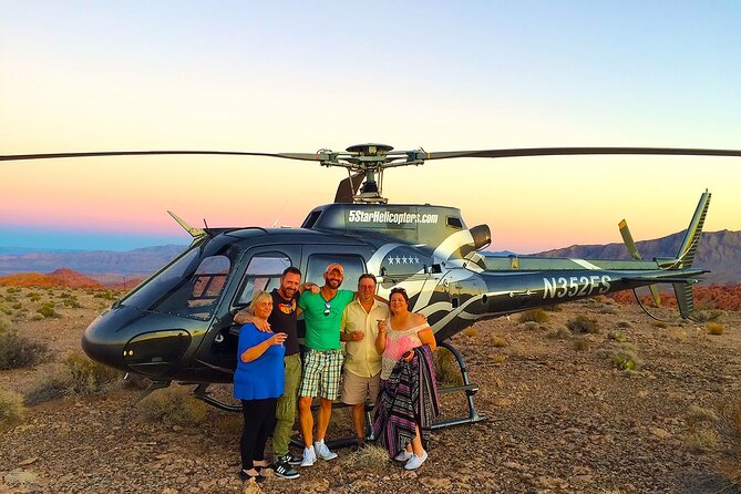 Valley of Fire Helicopter Tour and Landing with Champagne Toast - Seating, weight limits, and comfort in a six-seat helicopter