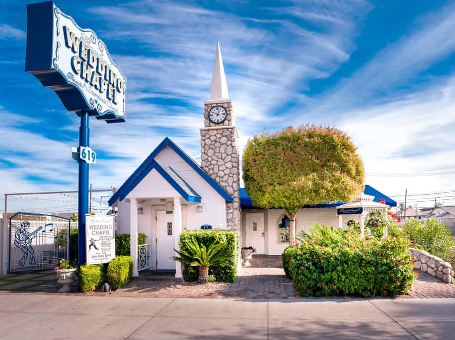 Vegas: Elvis-Themed Graceland Chapel Wedding or Vow Renewal - Where This Elvis Chapel Fits Best