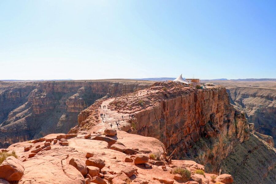 Vegas: Grand Canyon Airplane, Helicopter and Boat Tour - Flightseeing from Boulder City: Hoover Dam and Lake Mead first