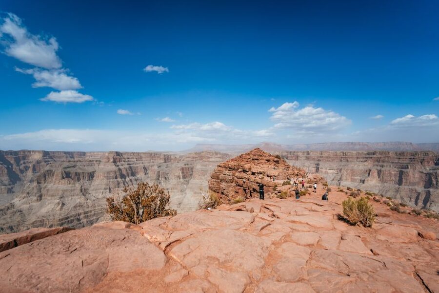 Vegas: Grand Canyon West Rim Tour & Hoover Dam Photo Stop - Entering Grand Canyon West on the Hualapai Reservation