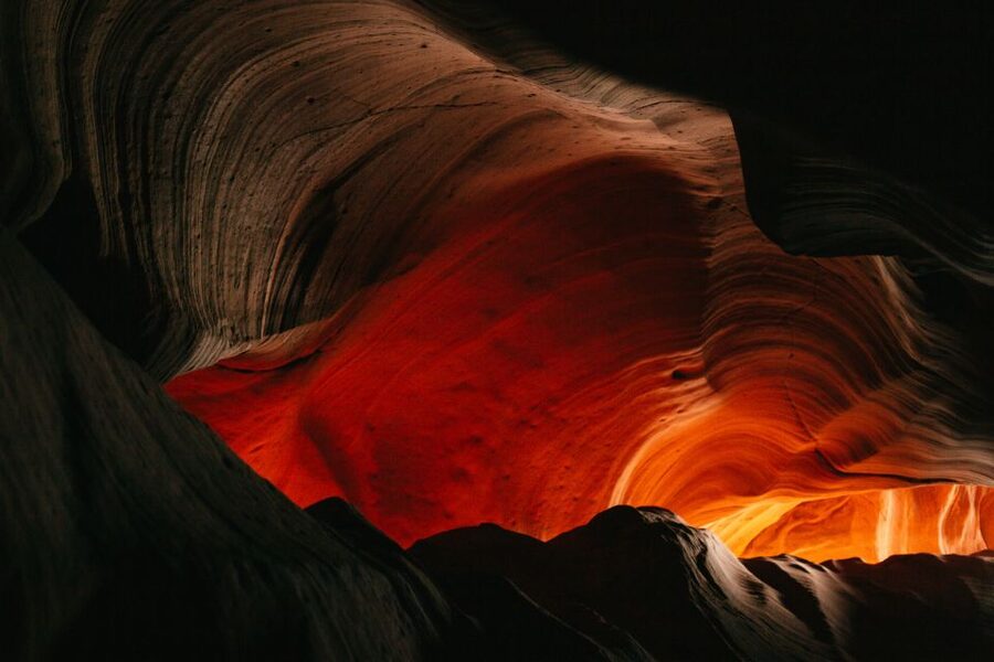 Vegas: Lower Antelope Canyon, Horseshoe Bend, Lunch and WiFi - The drive through Virgin River Gorge and the Escalante/Grand Staircase area