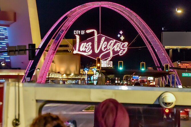 Viator Exclusive: 10:15PM Las Vegas Night Tour by Open-Top Bus - Wax museum-style icons and other stops you mostly watch from the bus